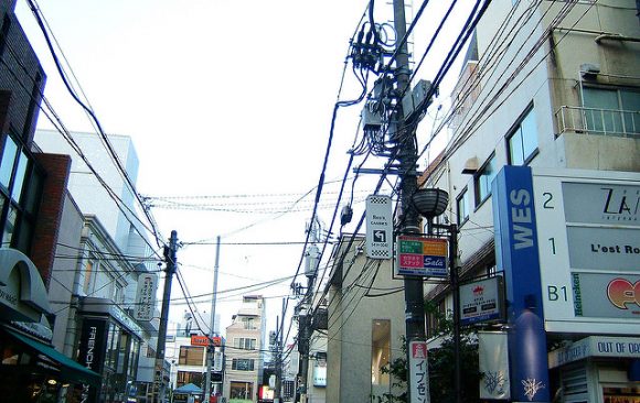 tokyo power lines