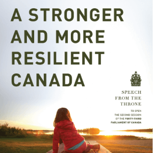 Canadian Prime Minister’s Throne Speech Sets Forward a Sweeping Climate Mitigation Agenda