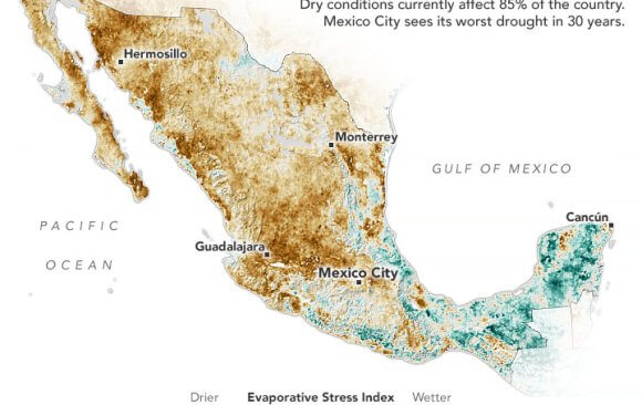 Mexico Has Seen Increase in Severe Drought Over Last Few Years