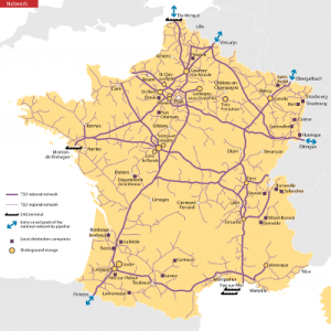 Natural Gas Consumption and Production in France